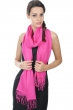 Cachemire et Soie accessoires platine rose tres soutenu 204 cm x 92 cm
